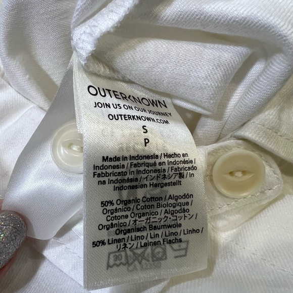 OUTERKNOWN S.E.A Jumpsuit Utility Coveralls Jumpsuit in Natural Size Small New - Picture 10 of 12